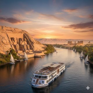 4-Day Nile Cruise from Aswan to Luxor with Abu Simbel
